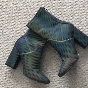 Iridescent boots size 9